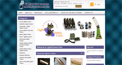 Desktop Screenshot of lightercovers.com